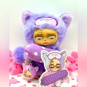 GRUMPIPI Whispers to Dreamland You You Figure + Promo Keychain | Kawaii 😴💤